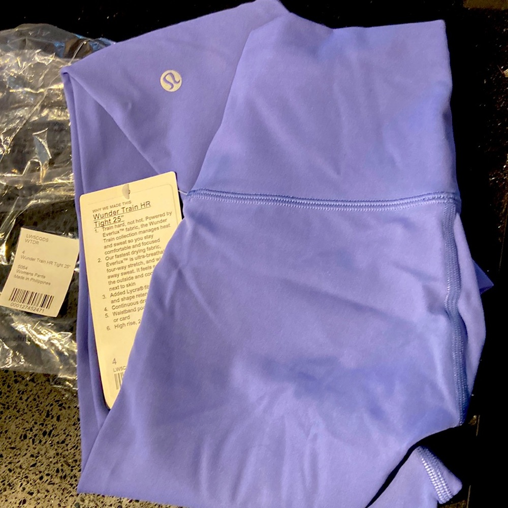 NWT Lululemon Wunder Train High-Rise Tight with Pockets 25"